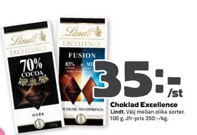 Lindt - Choklad Excellence