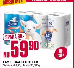 Lambi - TOILETTAPPER