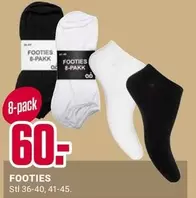 FOOTIES 8-PAKK