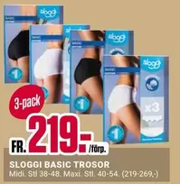 sloggi - SLOGGI BASIC TROSOR Midi. Stl 38-48.