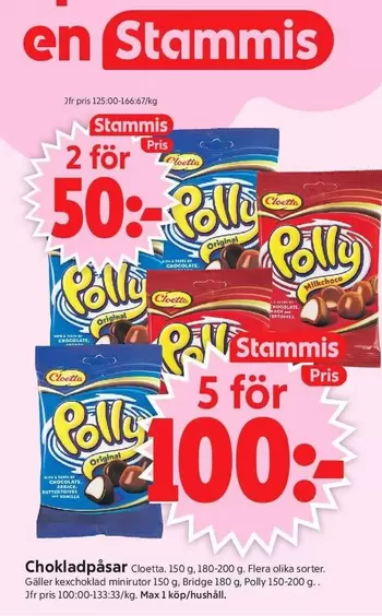 Polly - Chokladpåsar