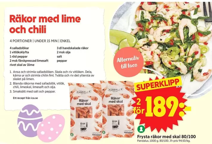 PANDALUS - Räkor med skal