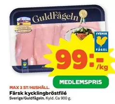 Guldfågeln - Färsk kycklingbröstfilé