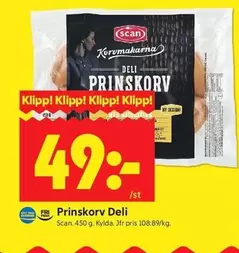 Scan - Prinskorv Deli