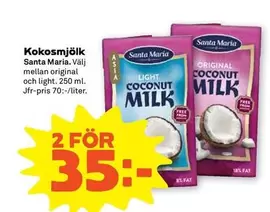 Santa Maria - Kokosmjölk