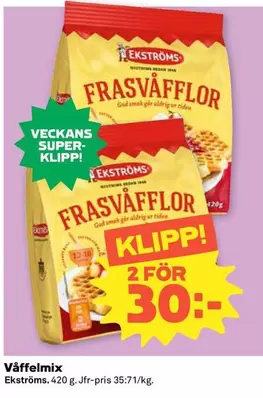 ekströms - Frasvåfflor