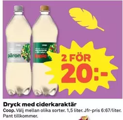 Coop - Dryck med ciderkaraktär