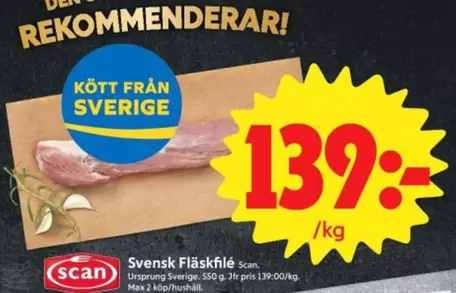 Scan - Svensk Fläskfilé