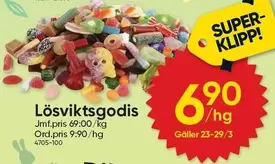 Lösviktsgodis
