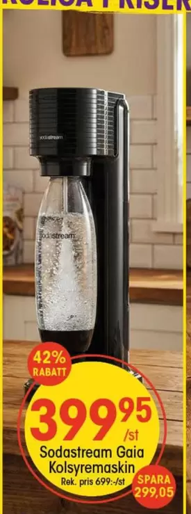 sodastream - Gaia Kolsyremaskin