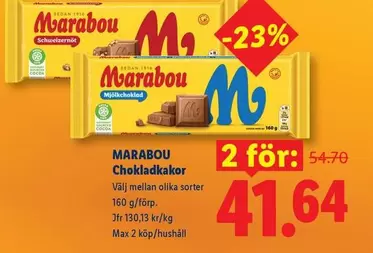 marabou - Chokladkakor