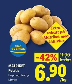 Extra - Matriket Potatis