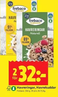 Frebaco - Havreringsar, Havre Kuddar