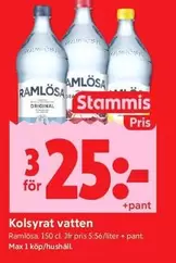 ramlösa - Kolsyrat vatten