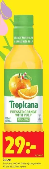 tropicana - Pressed Orange With Pulp