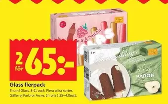 Triumf glass - Glass flerpack