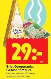 Galbani - Brie, Gorgonzola, Getost St Maure