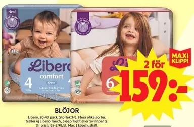 Libero -  Comfort Blöjor