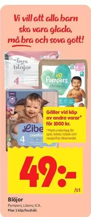 Pampers - Blöjor
