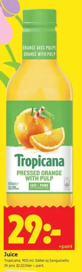 tropicana - Pressed Orange With Pulp
