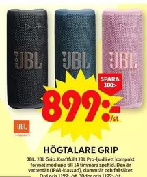 JBL - HÖGTALARE GRIP