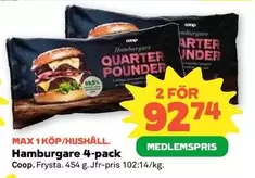 Coop - Hamburgare Quarter Pounder