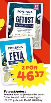 Fontana - Fetaost/getost