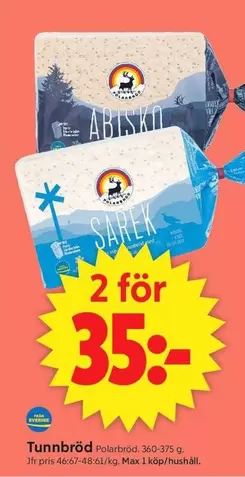 Polarbröd - Tunnbrod