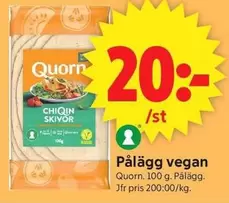 Quorn - Chiqin Skivor