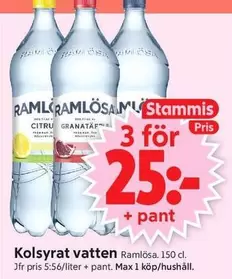 ramlösa - Kolsyrat vatten