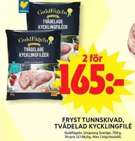 Guldfågeln - TÄVLADE KYCKLINGFILÉER