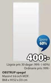 OBSTRUP spegel