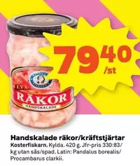 PANDALUS - Handskalade räkor