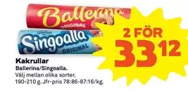 Kakrullar Ballerina/Singoalla
