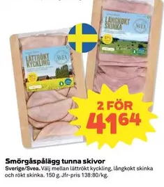 Svea - Smörgåspålägg tunna skivor