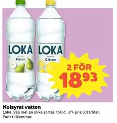 Loka - Kolsyrat vatten