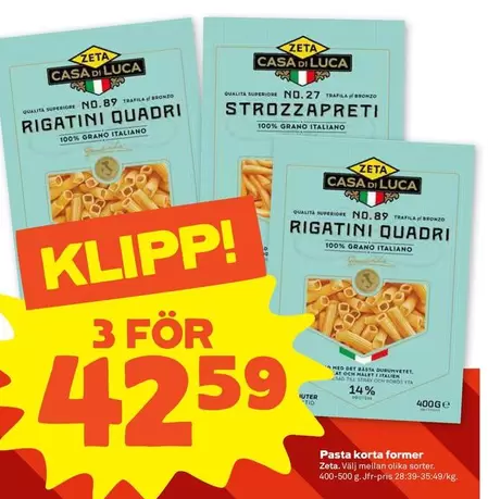 Zeta - RIGATINI QUADRI NO. 89