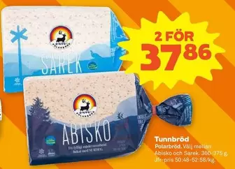 Polarbröd - Tunnbrod Abisko and Sarek