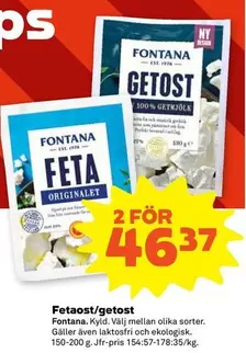 Fontana - Fetaost/getost