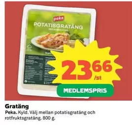 Peka - Potatisgratäng