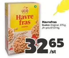 Quaker - Havrefras