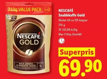 Nescafe - Snabbkaffe Gold