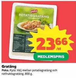 Peka - Potatisgratäng
