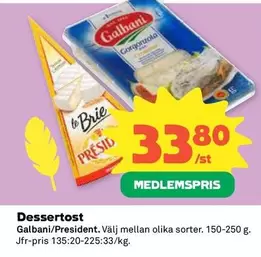 Galbani - Dessertost