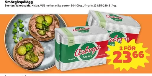 Arboga - Smörgåspålägg