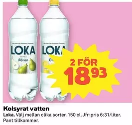 Loka - Kolsyrat vatten
