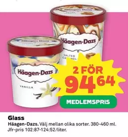 Häagen-Dazs - Glass