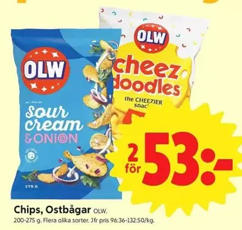 OLW - Chips, Ostbågar