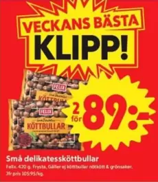 Felix - Köttbullar