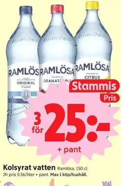 ramlösa - Kolsyrat vatten